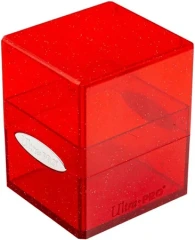 Ultra Pro Deck Box - Glitter Red Satin Cube